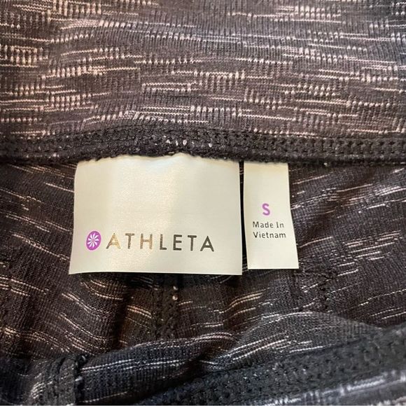 ATHLETA Metro High Waisted Dark Gray Marbled Leggings Size Small - Picture 10 of 12